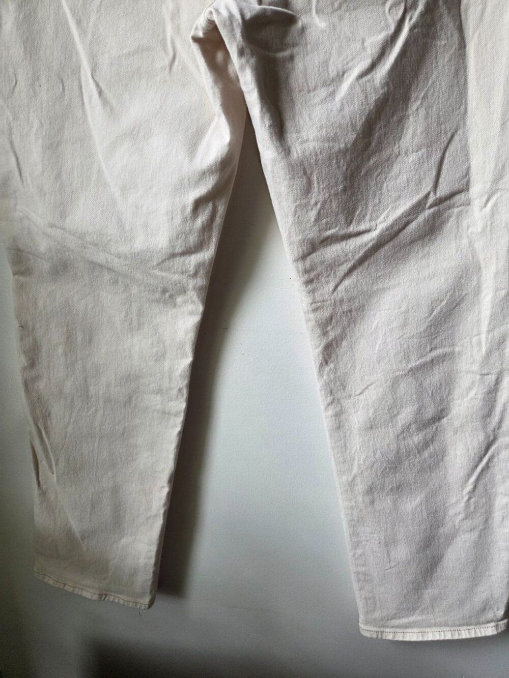 EUC LOFT MADE & LOVED CREAM THE GIRLFRIEND JEANS SIZE 31 / 12 - Picture 9 of 16